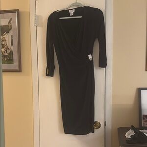 Chic Black Long Sleeve Dress